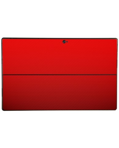 Microsoft Surface Pro RED CARBON FIBER Skin