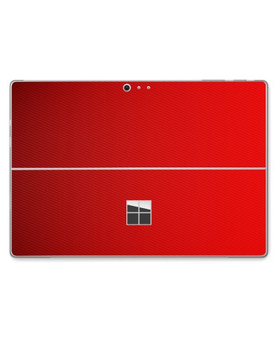 Microsoft Surface Pro 5 RED CARBON FIBER Skin