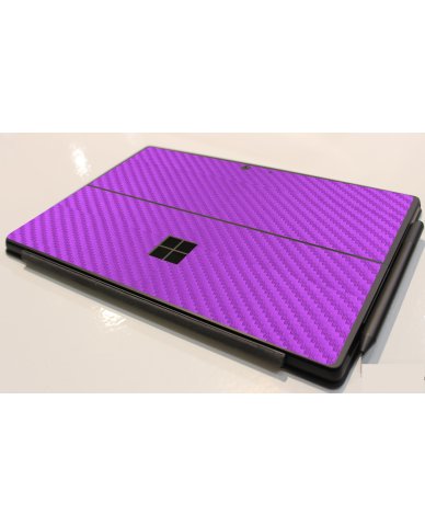 Microsoft Surface Pro 9 PURPLE CARBON FIBER Laptop Skin