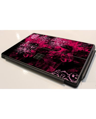 Microsoft Surface Pro 9 STRAWBERRY CROSSBONES Laptop Skin