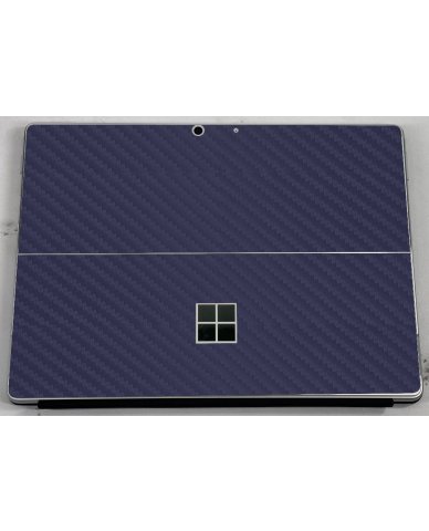 Microsoft Surface Pro 8 BLUE CARBON FIBER Laptop Skin