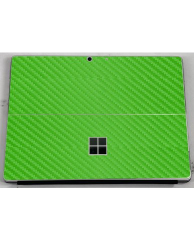 Microsoft Surface Pro 8 GREEN CARBON FIBER Laptop Skin