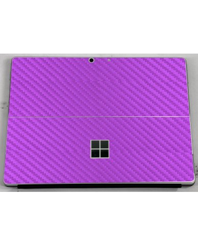 Microsoft Surface Pro 8 PURPLE CARBON FIBER Laptop Skin