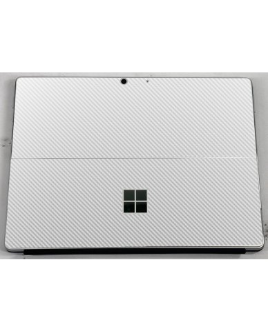 Microsoft Surface Pro 8 WHITE CARBON FIBER Laptop Skin