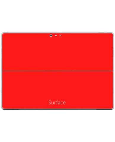 Microsoft Surface Pro 3 RED Skin