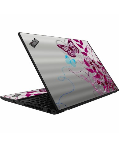 ThinkPad T15 G1 ABSTRACT GARDEN Laptop Skin
