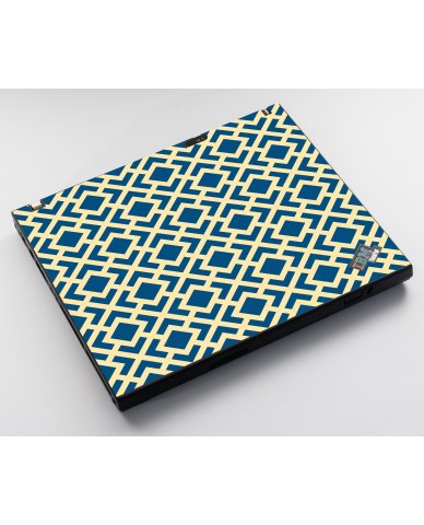 ThinkPad T41 BLUE AND GOLD LATTICE Laptop Skin