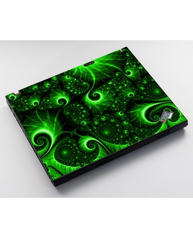 ThinkPad T41 GREEN SWIRLS Laptop Skin