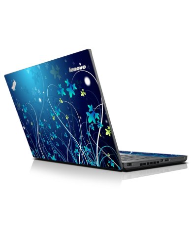 Lenovo ThinkPad E440 BLUE FLOWERS Laptop Skin
