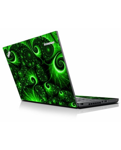 Lenovo ThinkPad E440 GREEN SWIRLS Laptop Skin