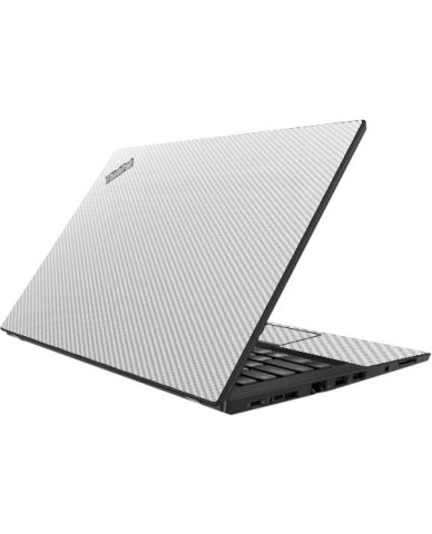 ThinkPad T480S WHITE CARBON FIBER Laptop Skin