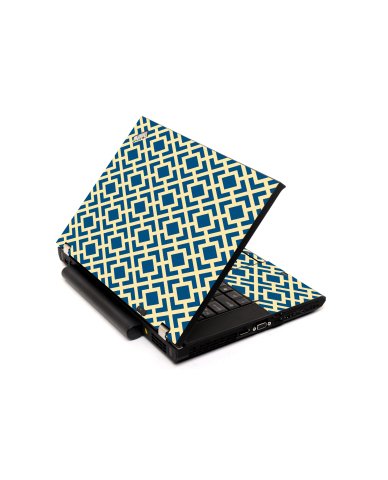 ThinkPad T520 BLUE AND GOLD LATTICE Laptop Skin