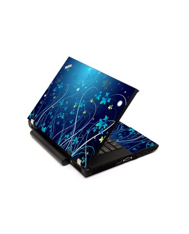 ThinkPad T520 BLUE FLOWERS Laptop Skin
