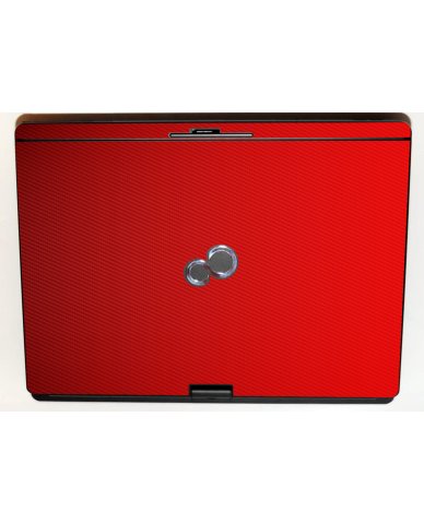 Fujitsu LifeBook T901 RED CARBON FIBER Laptop Skin