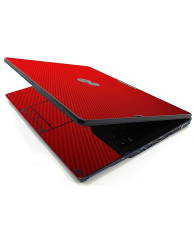 Fujitsu LifeBook T937 RED CARBON FIBER Laptop Skin