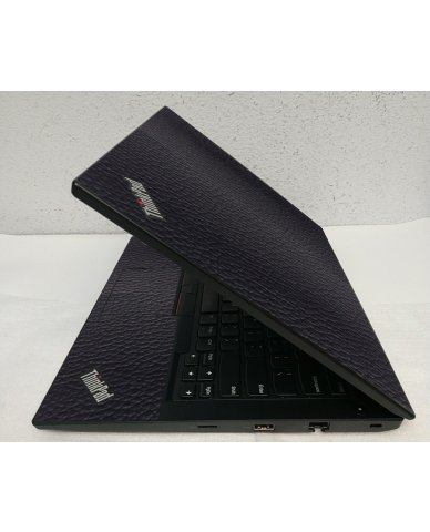 ThinkPad E480 G1 BLACK LEATHER Laptop Skin