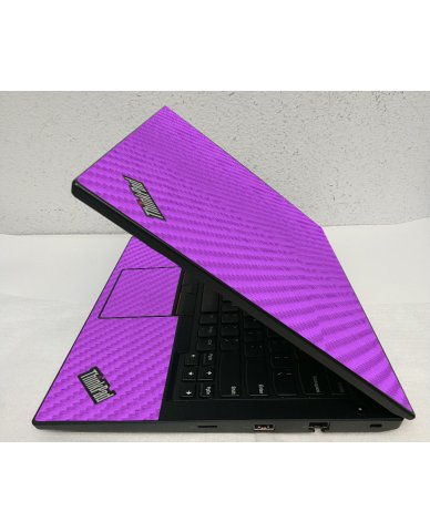 ThinkPad E480 G1 PURPLE CARBON FIBER Laptop Skin