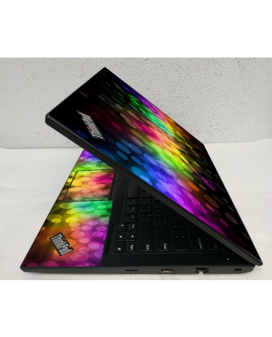 ThinkPad E480 G1 RAINBOW BOKEH Laptop Skin