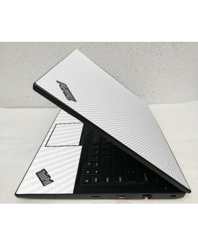 ThinkPad E480 G1 WHITE CARBON FIBER Laptop Skin