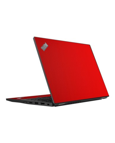 IBM/Lenovo ThinkPad L13 G2 RED CARBON FIBER Laptop Skin
