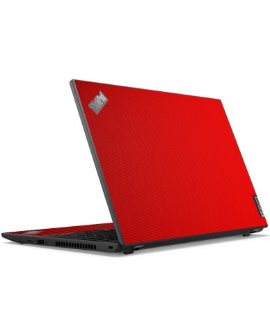 ThinkPad L15 G1 RED CARBON FIBER Laptop Skin