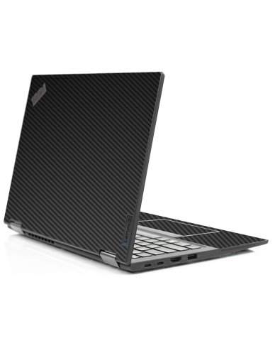 IBM/Lenovo ThinkPad X13 YOGA G1 BLACK CARBON FIBER Laptop Skin