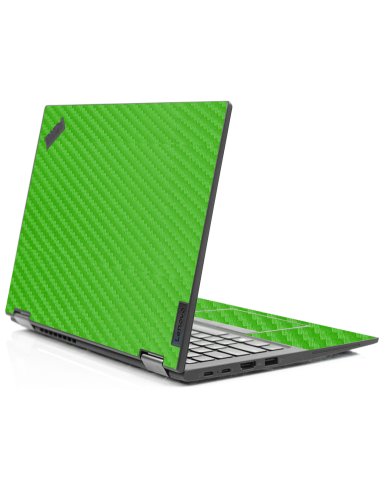 IBM/Lenovo ThinkPad X13 YOGA G1 GREEN CARBON FIBER Laptop Skin