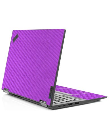 IBM/Lenovo ThinkPad X13 YOGA G1 PURPLE CARBON FIBER Laptop Skin