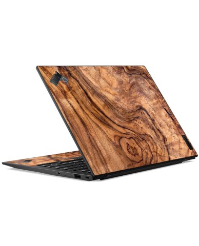 IBM/Lenovo ThinkPad X1 Nano G1 OLIVE WOOD Laptop Skin