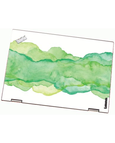 ThinkPad X1 CARBON YOGA G2 GREEN WATERCOLOR Laptop Skin