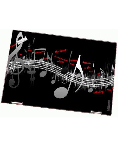 ThinkPad X1 YOGA G2 MUSIC NOTES Laptop Skin