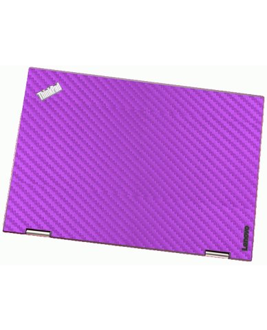 ThinkPad X1 CARBON YOGA G2 PURPLE CARBON FIBER Laptop Skin