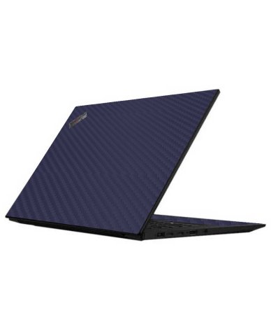 ThinkPad X1 EXTREME G2 / G3 BLUE CARBON FIBER Laptop Skin