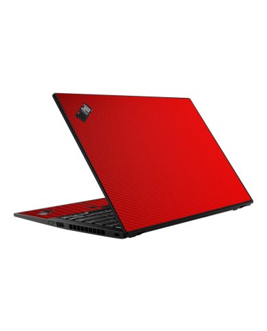 IBM/Lenovo ThinkPad X1 Carbon G8 RED CARBON FIBER Laptop Skin