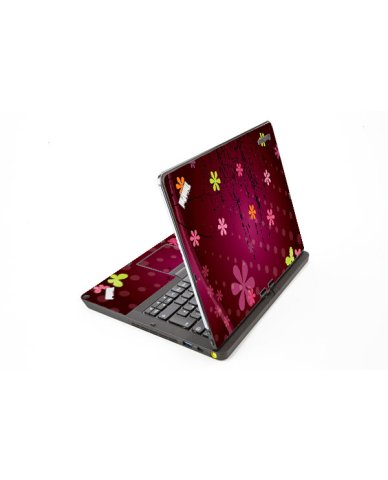 ThinkPad Twist S230U RETRO PINK FLOWERS Laptop Skin