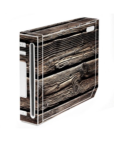 Nintendo Wii WOOD Console Skin