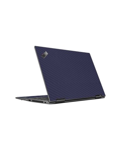 ThinkPad X1 CARBON YOGA G3 BLUE CARBON FIBER Laptop Skin