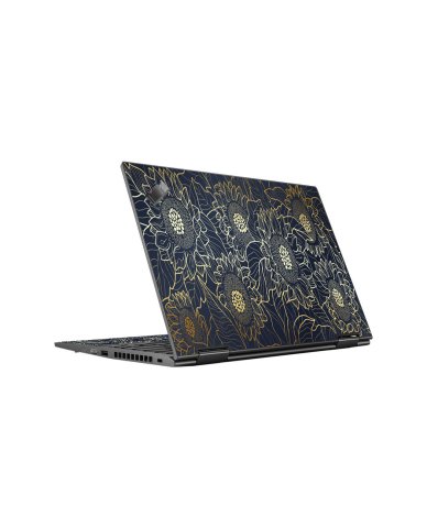 ThinkPad X1 CARBON YOGA G3 ETCHED SUNFLOWERS Laptop Skin