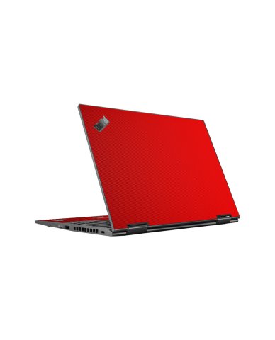 ThinkPad X1 CARBON YOGA G3 RED CARBON FIBER Laptop Skin