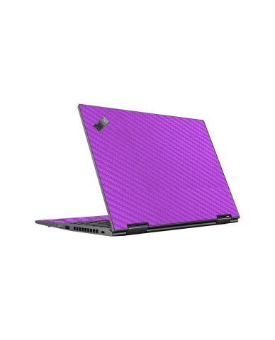 ThinkPad X1 CARBON YOGA G3 PURPLE CARBON FIBER Laptop Skin