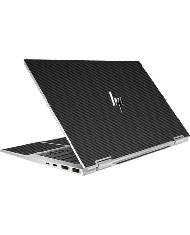 HP EliteBook X360 1030 G8 BLACK CARBON FIBER Laptop Skin
