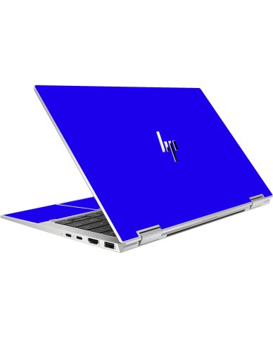 HP EliteBook X360 1030 G8 BLUE Laptop Skin