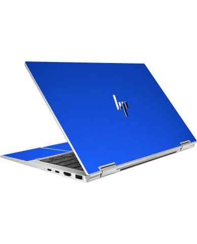 HP EliteBook X360 1030 G8 CHROME BLUE Laptop Skin