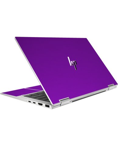 HP EliteBook X360 1030 G8 CHROME PURPLE Laptop Skin