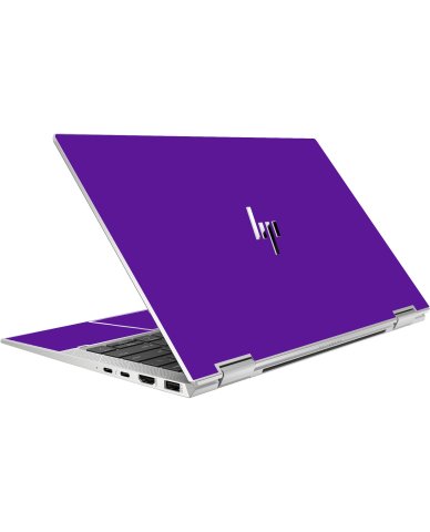 HP EliteBook X360 1030 G8 PURPLE Laptop Skin