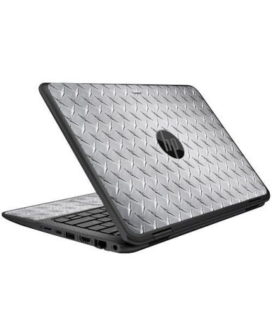 HP ProBook X360 11 G1 EE DIAMOND PLATE Laptop Skin