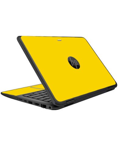 HP ProBook X360 11 G1 EE YELLOW Laptop Skin