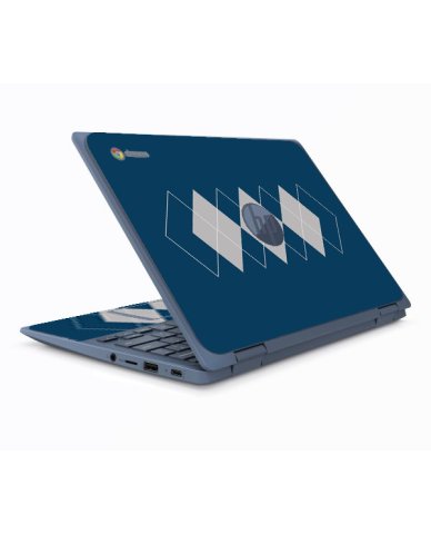 HP ProBook X360 11 G3 EE ARGYLE Laptop Skin