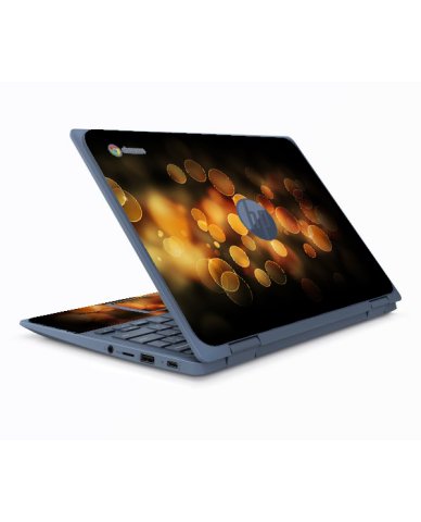 HP ProBook X360 11 G3 EE BOKEH FIREFLY Laptop Skin
