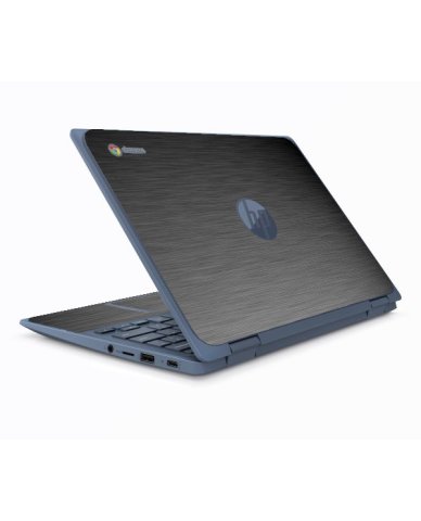 HP ProBook X360 11 G3 EE MTS#3 GUN METAL Laptop Skin